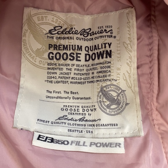 Eddie Bauer goose down vest jacket - Picture 3 of 3